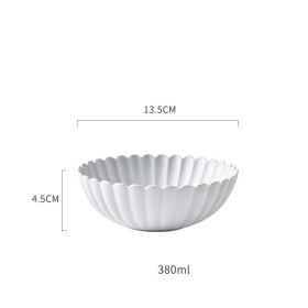 Creative Japanese Chrysanthemum Plate Frosted Ceramic Household Dishes