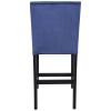 4 Pieces Wooden Counter Height Upholstered Dining Chairs for Small Places