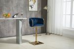 Bar Stools with Back and Footrest Counter Height Dining Chairs