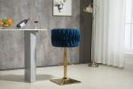 Bar Stools with Back and Footrest Counter Height Dining Chairs