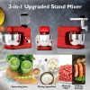 Home Multi-Functional 3-in-1 6-Speed Tilt-Head Food Stand Mixer
