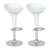Set of 2 Swivel Adjustable Height Bar Stools