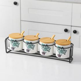 Restaurant Household Ceramic Seasoning Jar Set (Option: Set15)