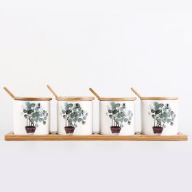 Restaurant Household Ceramic Seasoning Jar Set (Option: Set11)
